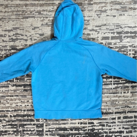 Nike Retro Blue Cotton Hoodie with Multicolor Logo - Picture 5 of 9